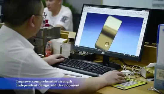 Kundenspezifischer einreihiger Doppeltürschlosszylinder aus Messing mit Stift